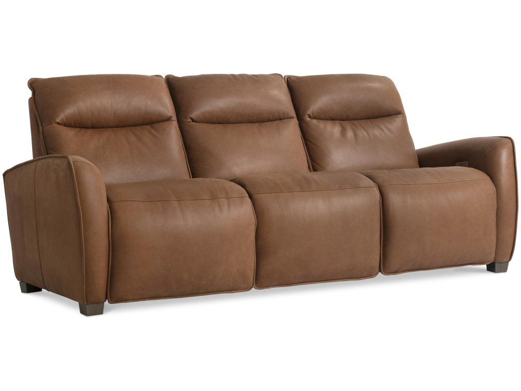 Sorrento Leather Power Motion Sofa - primary view