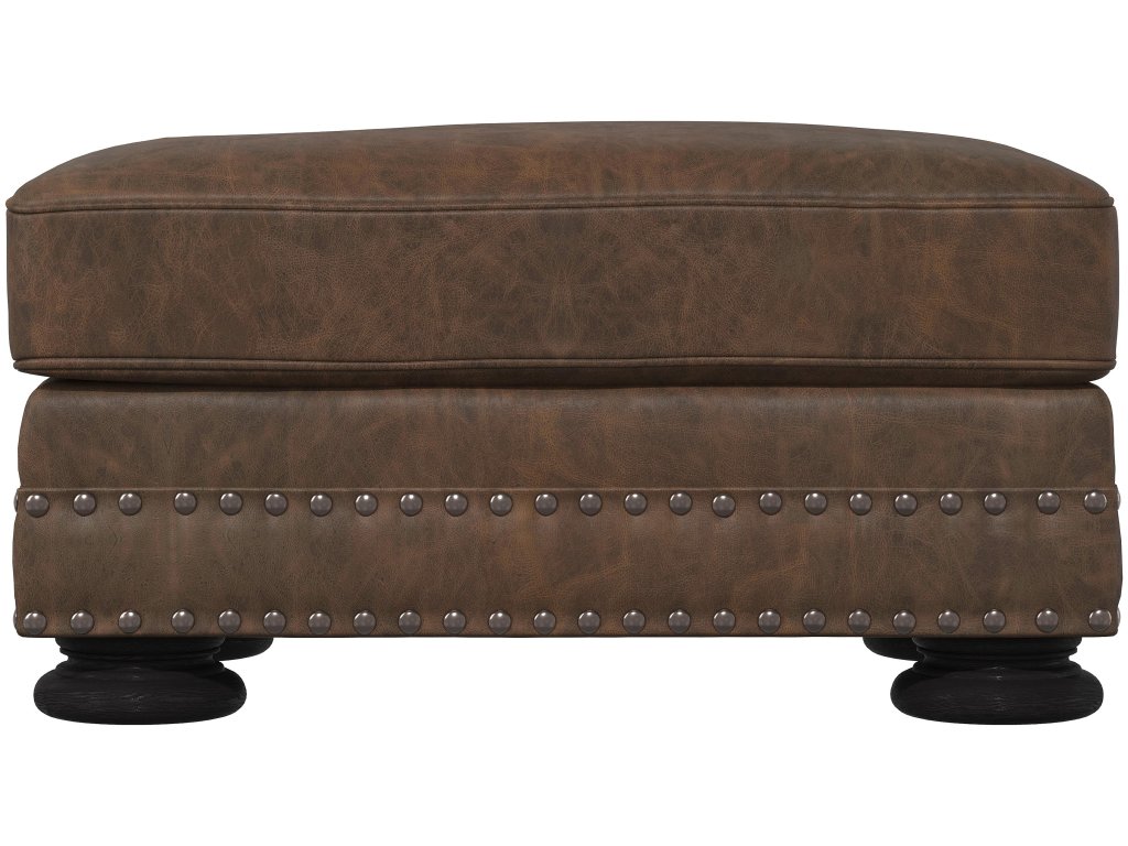 Foster Leather Ottoman - Alternative View