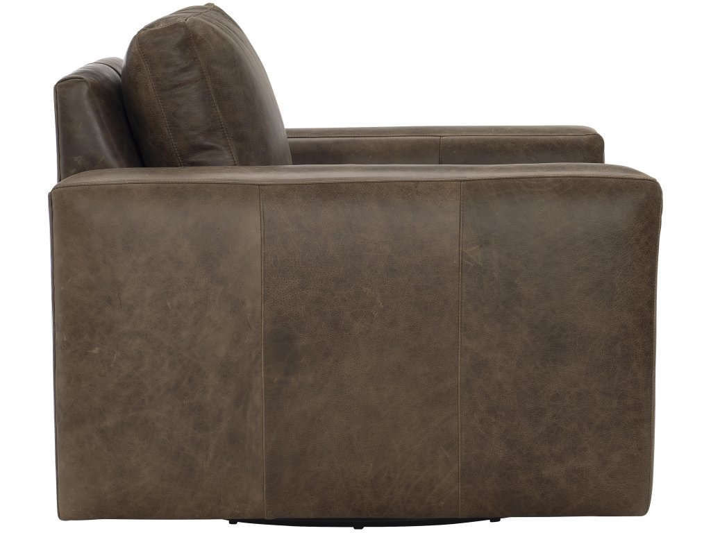 Dawkins Leather Swivel Chair