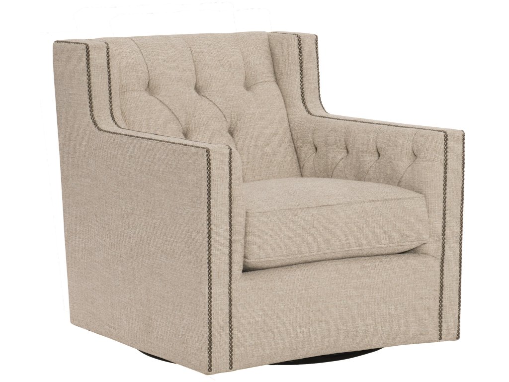 Candace Fabric Swivel Chair
