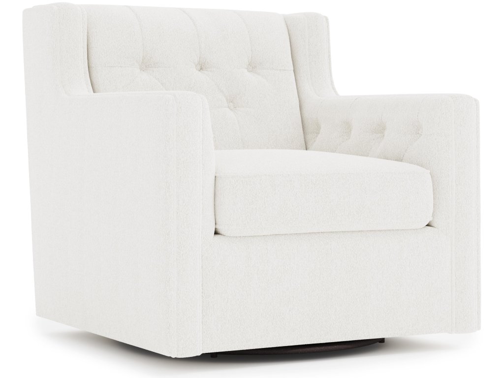 Candace Fabric Swivel Chair - primary view