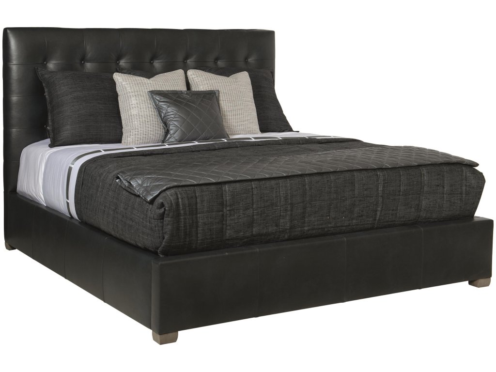 Avery Leather Panel Bed King
