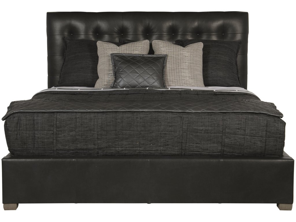 Avery Leather Panel Bed King - Alternative View