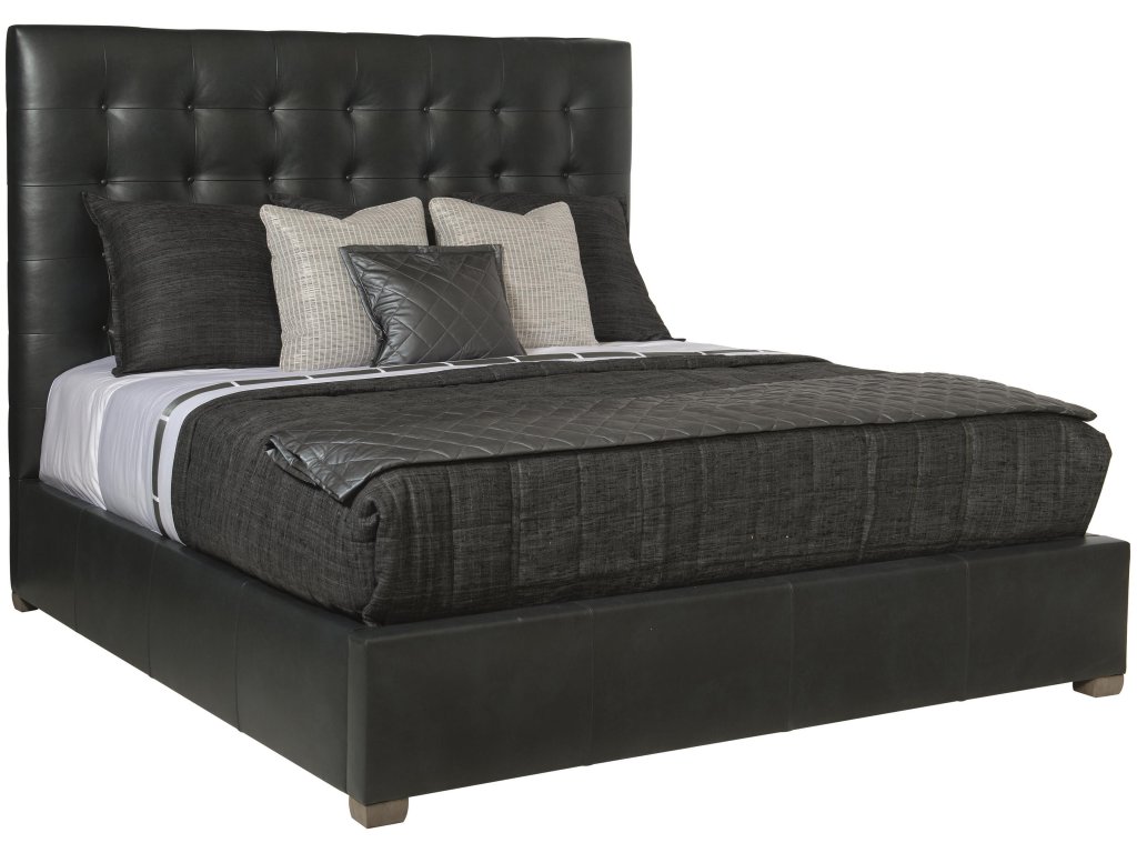 Avery Leather Panel Bed King