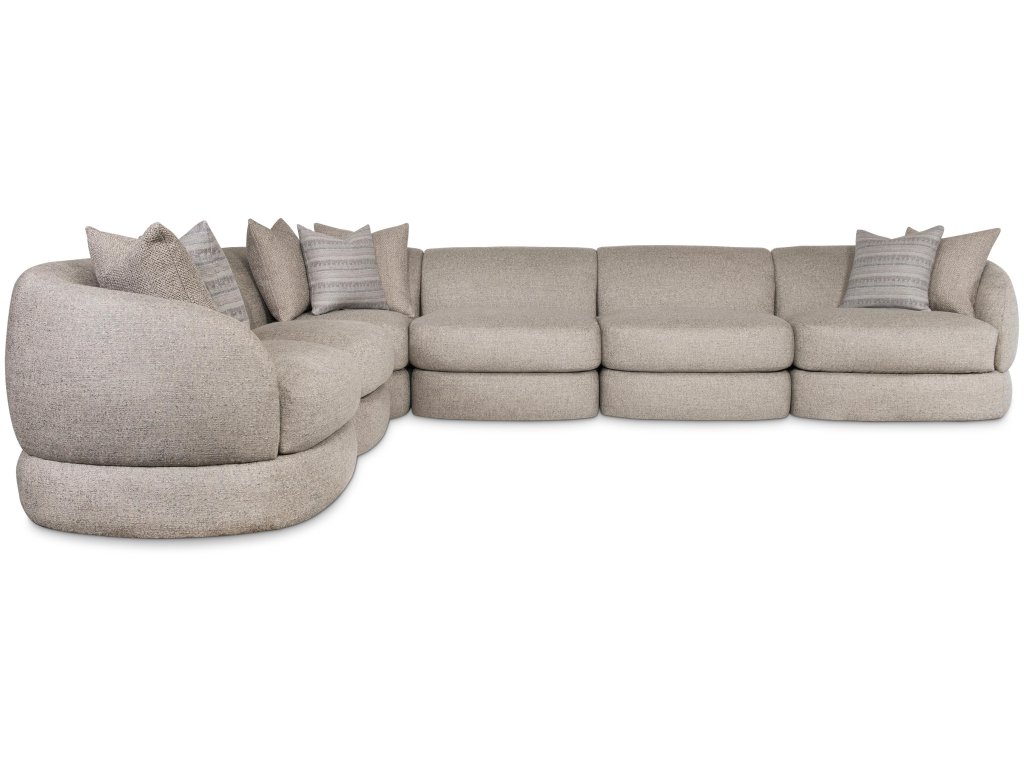 Sylvio Fabric Sectional - Alternative View