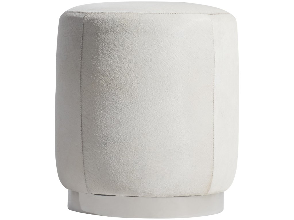 Ash Leather Ottoman - Alternative View