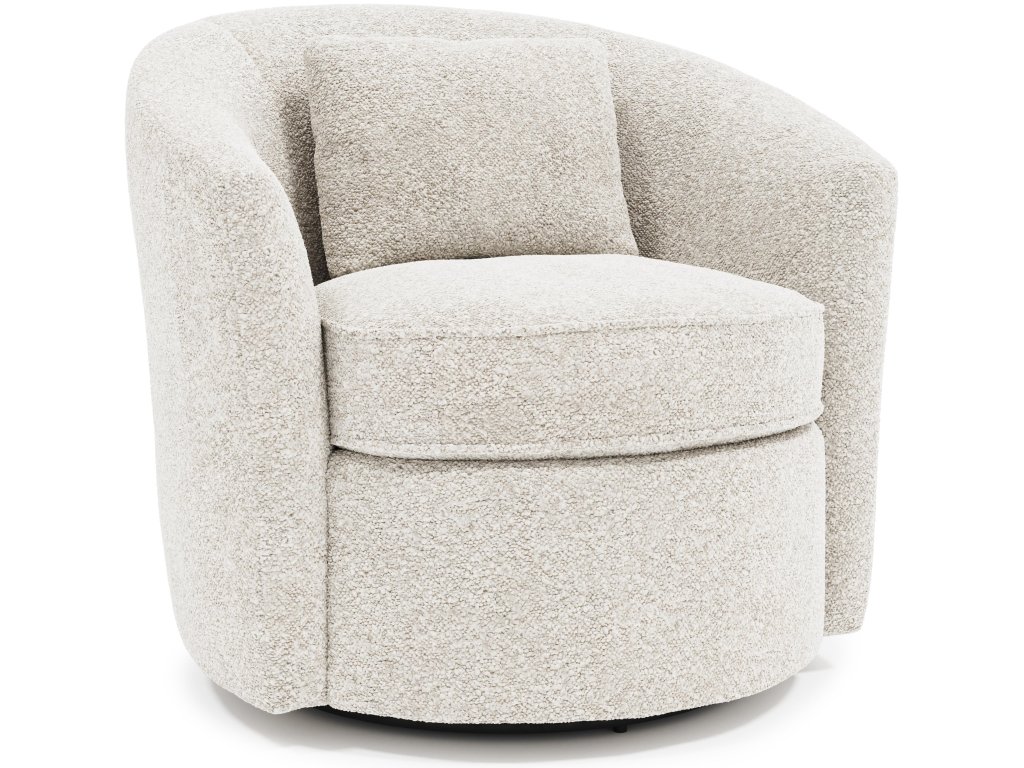 Elizabeth Fabric Swivel Chair