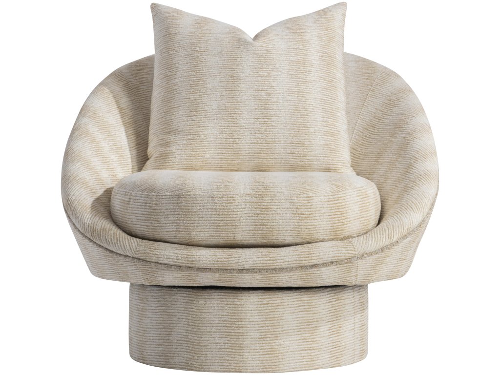 Lucia Fabric Swivel Chair