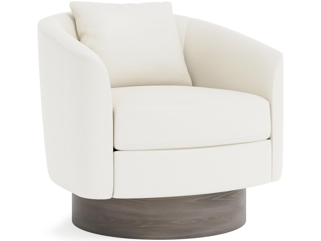 Camino Leather Swivel Chair