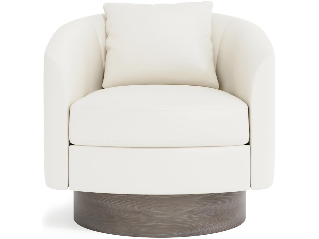 Camino Leather Swivel Chair - Alternative View