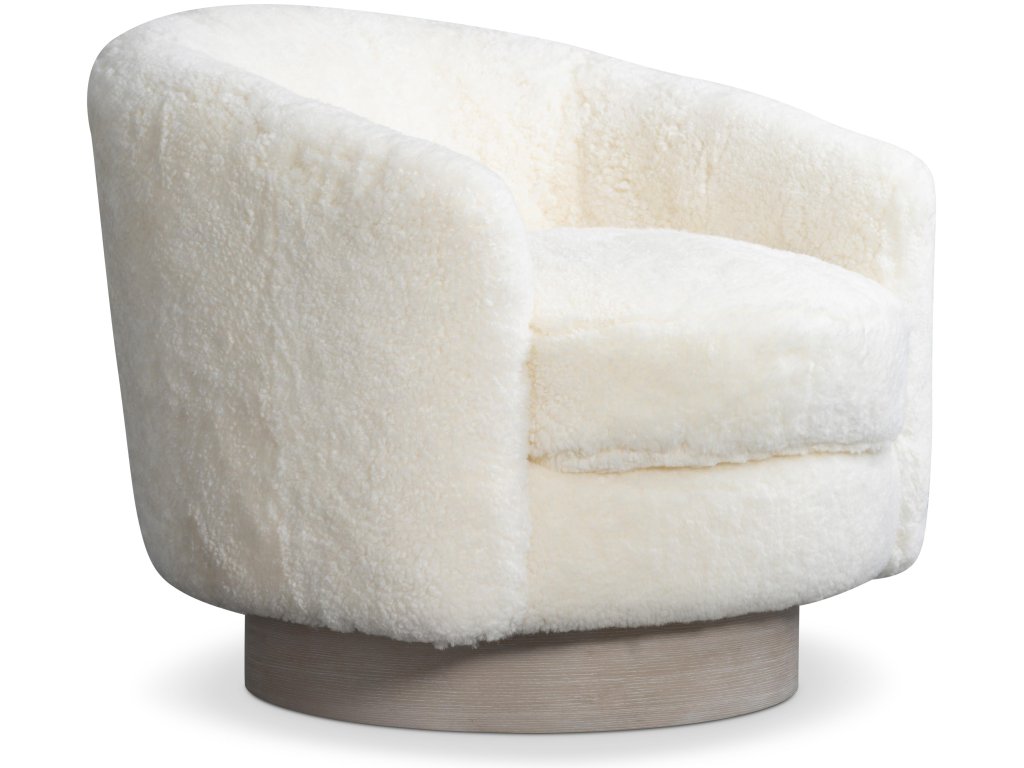 Camino Shearling Swivel Chair