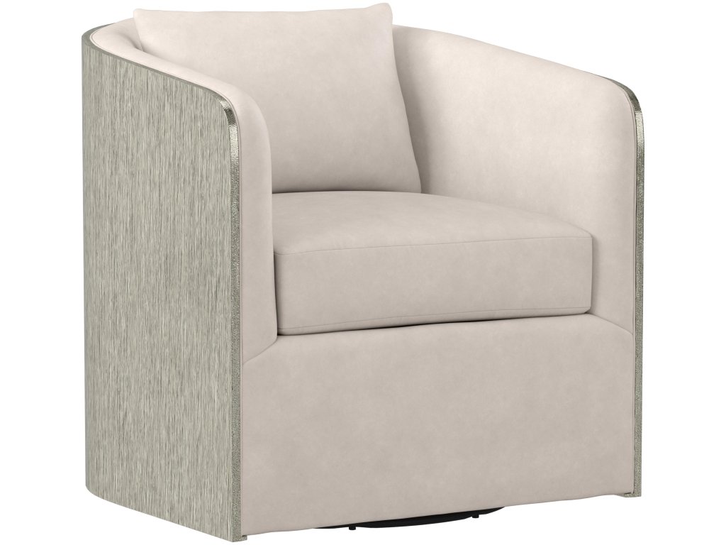 Eliot Leather Swivel Chair