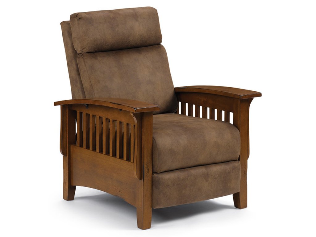 Tuscan High Leg, Mission-Style?Recliner