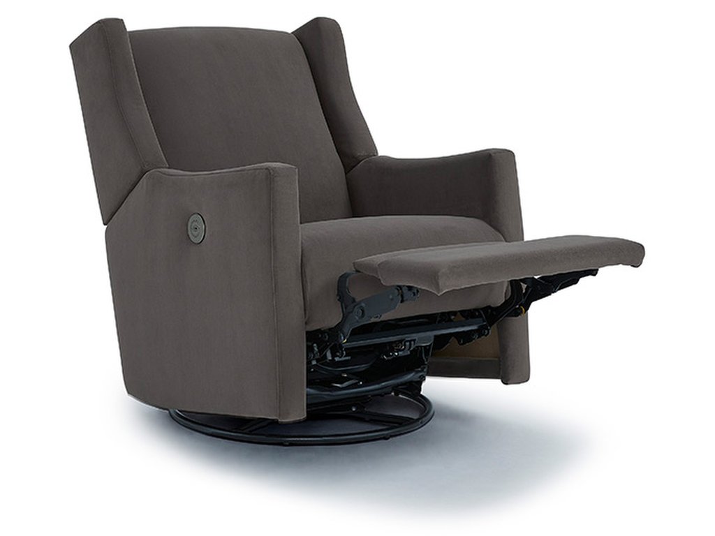 Lillian Modern Styled Swivel Glider Recliner