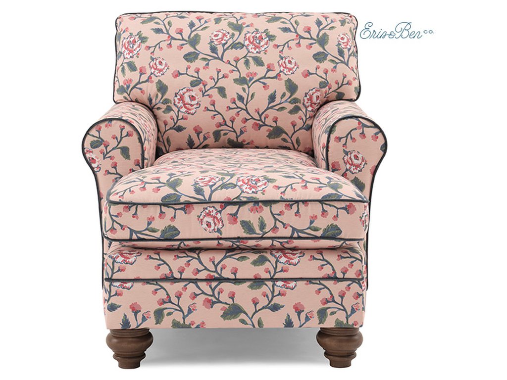 Kress Contrast-corded chaise lounge with Southern-inspired style - Alternative View