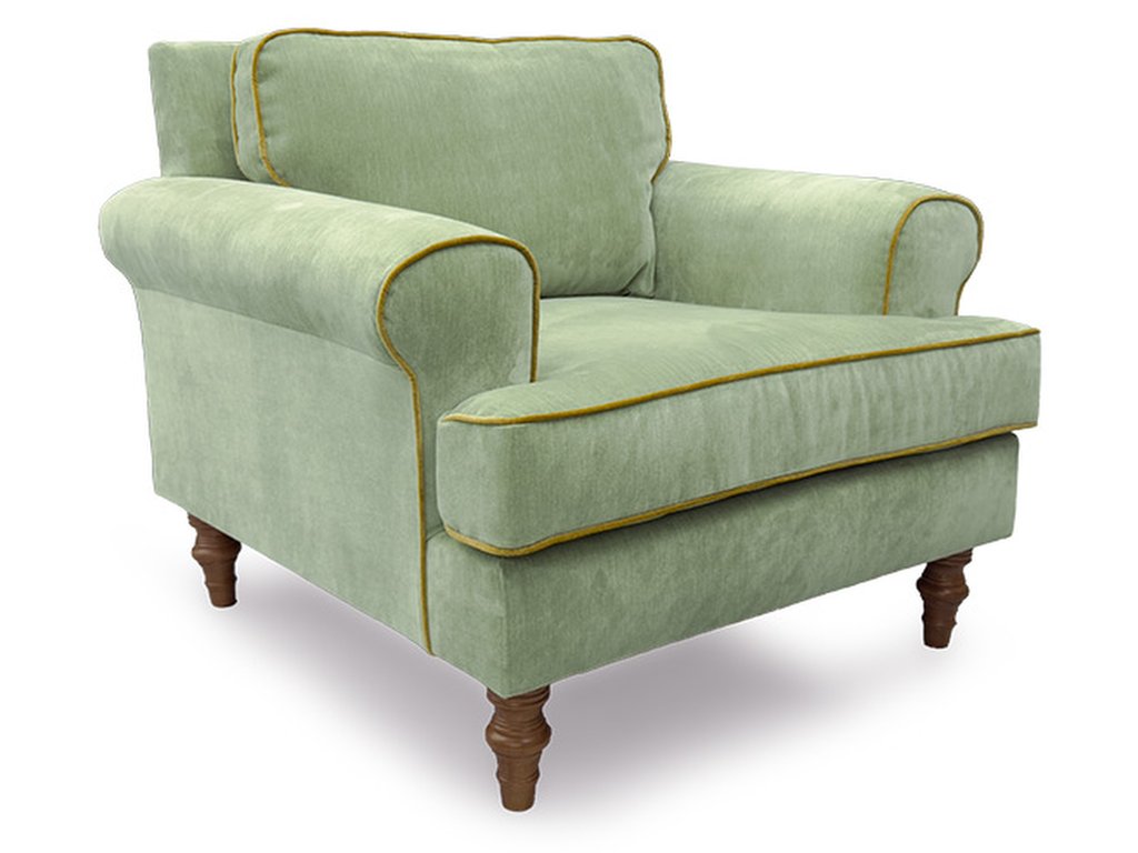 Faulkner Classic Southern-styled chair with nostalgic comfort.