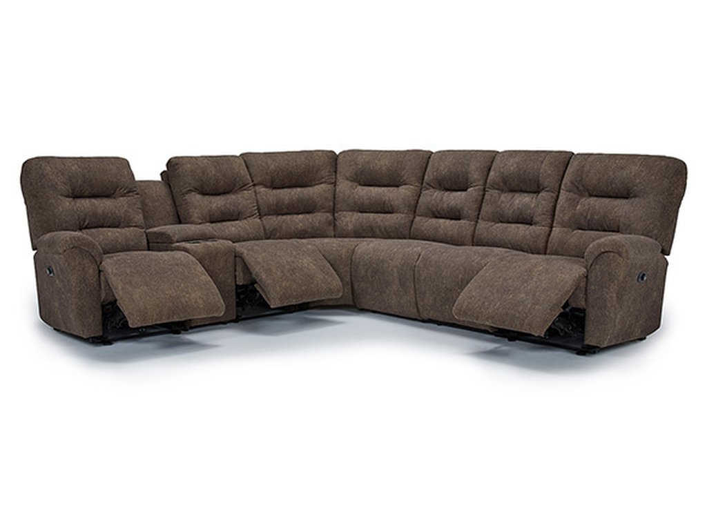 Unity Sectional Pillow Back, Reclining Sectional
