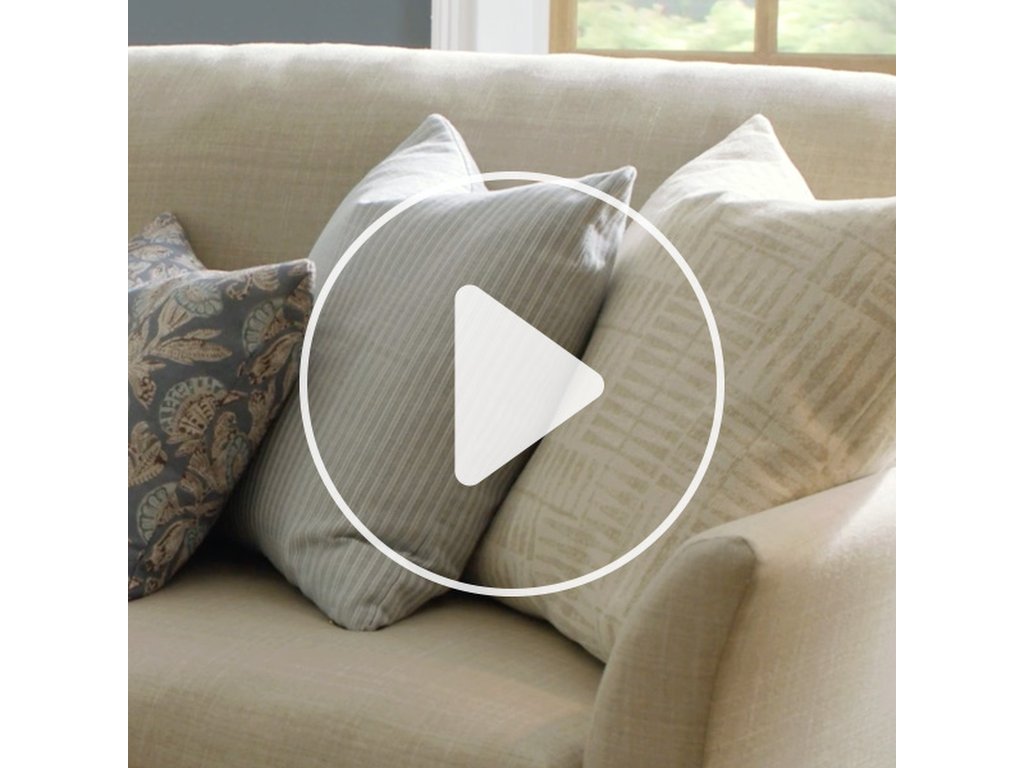 Oxford Sofa Stationary Sofa with Down Blend Cushion Wrap