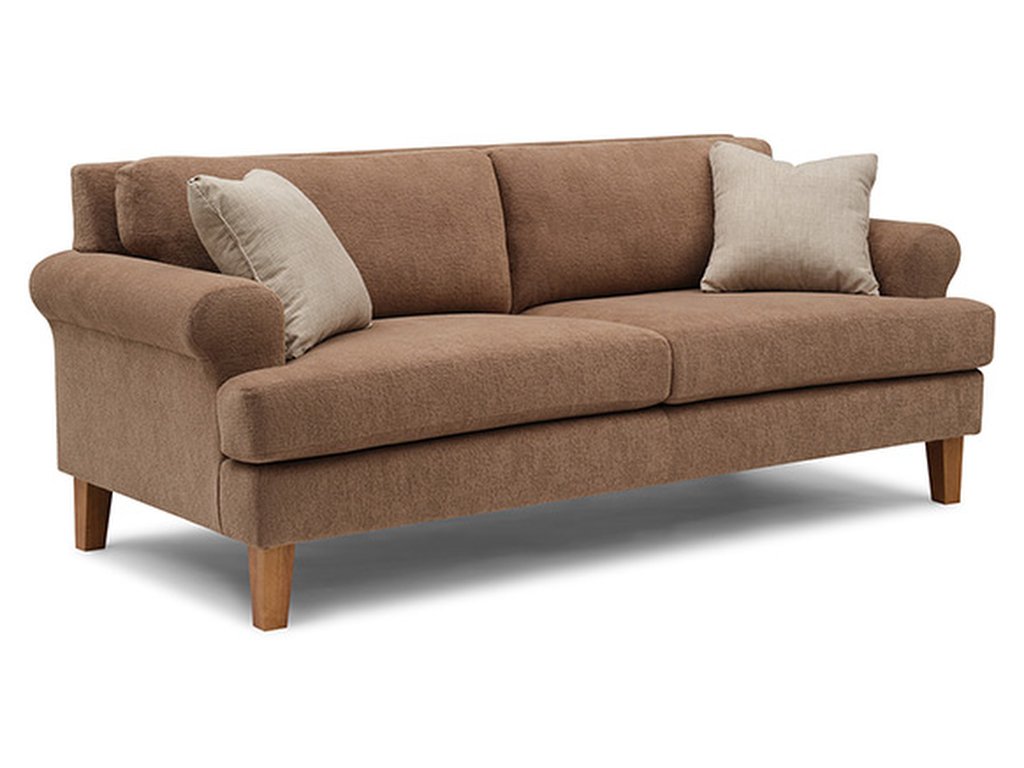 Lumira Sofa Transitionally-styled Sofa w/ 2 Pillows
