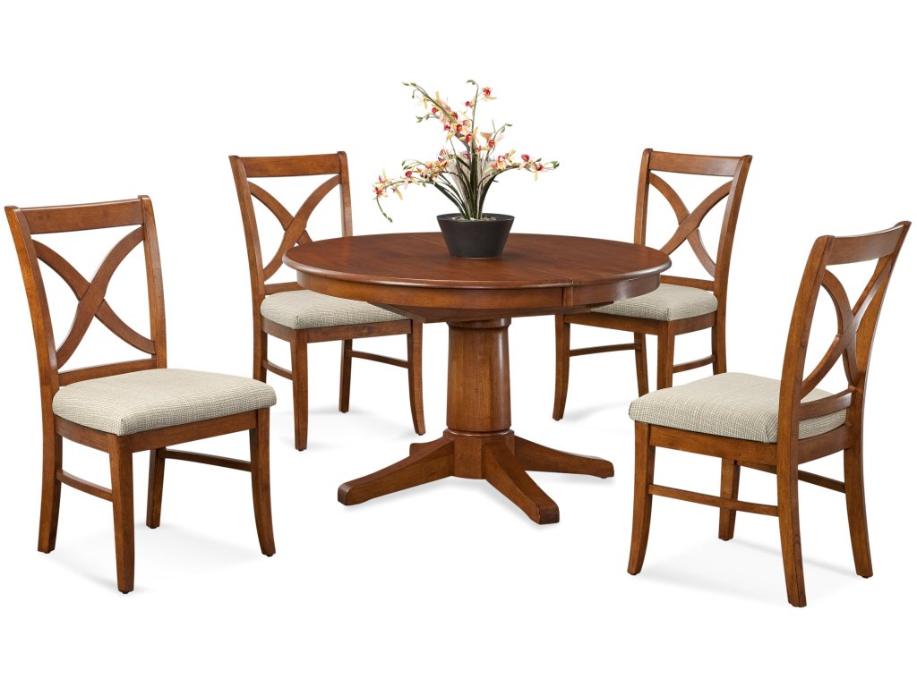 Transitional 5-Piece Dining Set