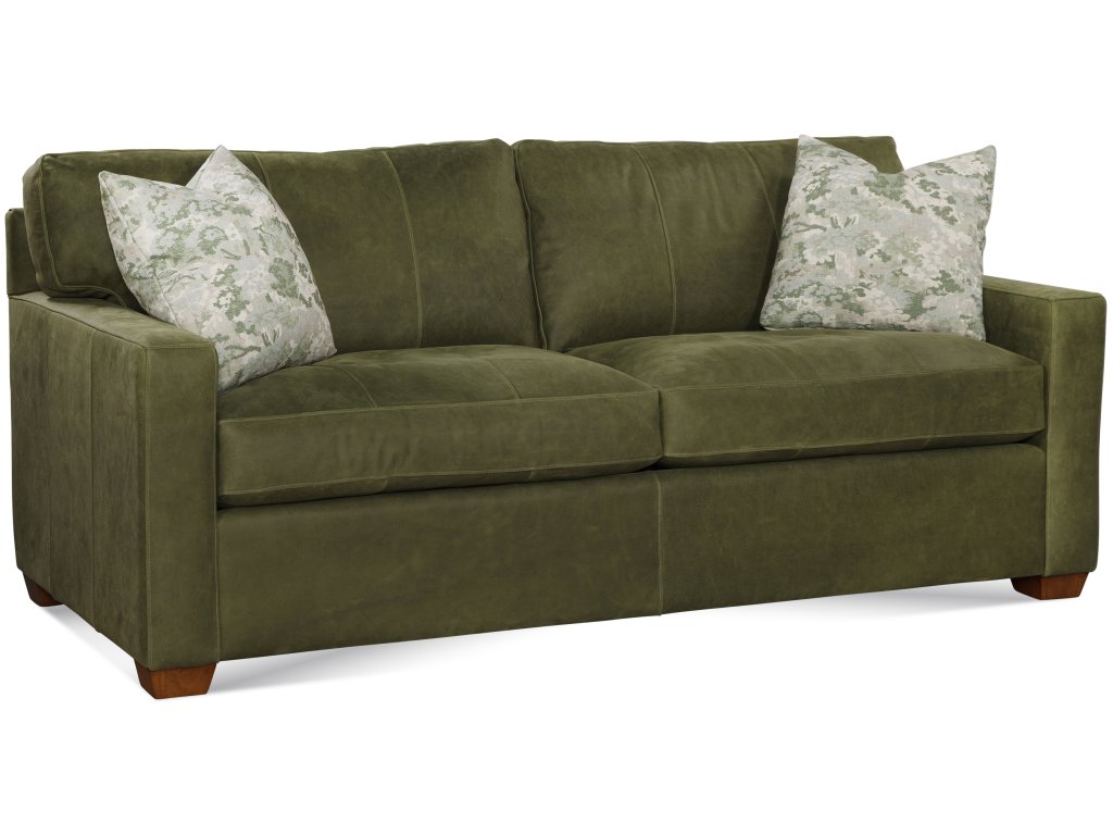 Gramercy Park 2 over 2 Leather Sofa
