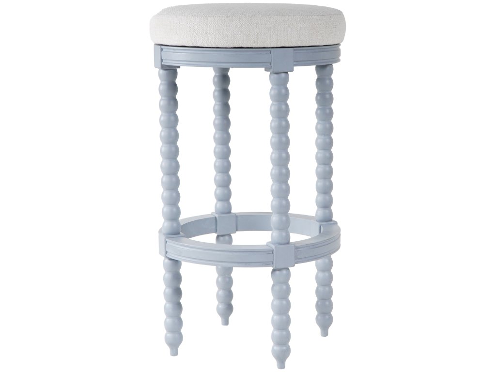 Lind Island Backless Memory Swivel Bar Stool