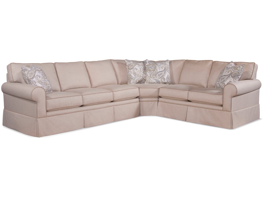 Benton Three-Piece Corner Sleeper Sectional - Alternative View