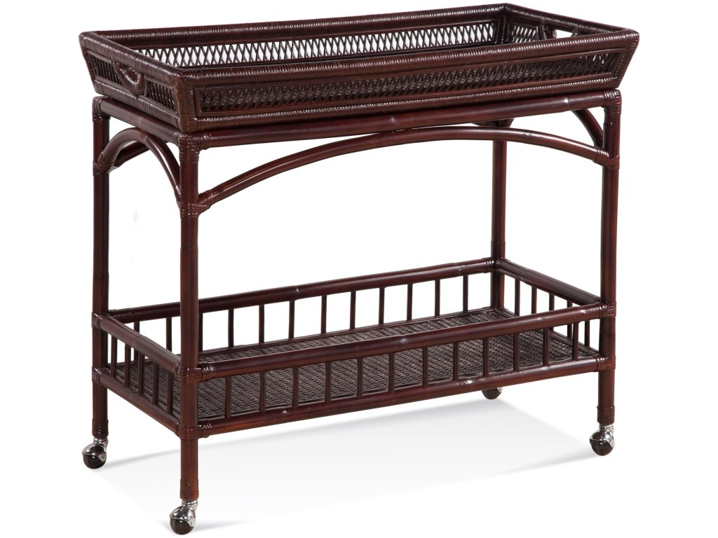 Okracoke Bar Cart on Casters