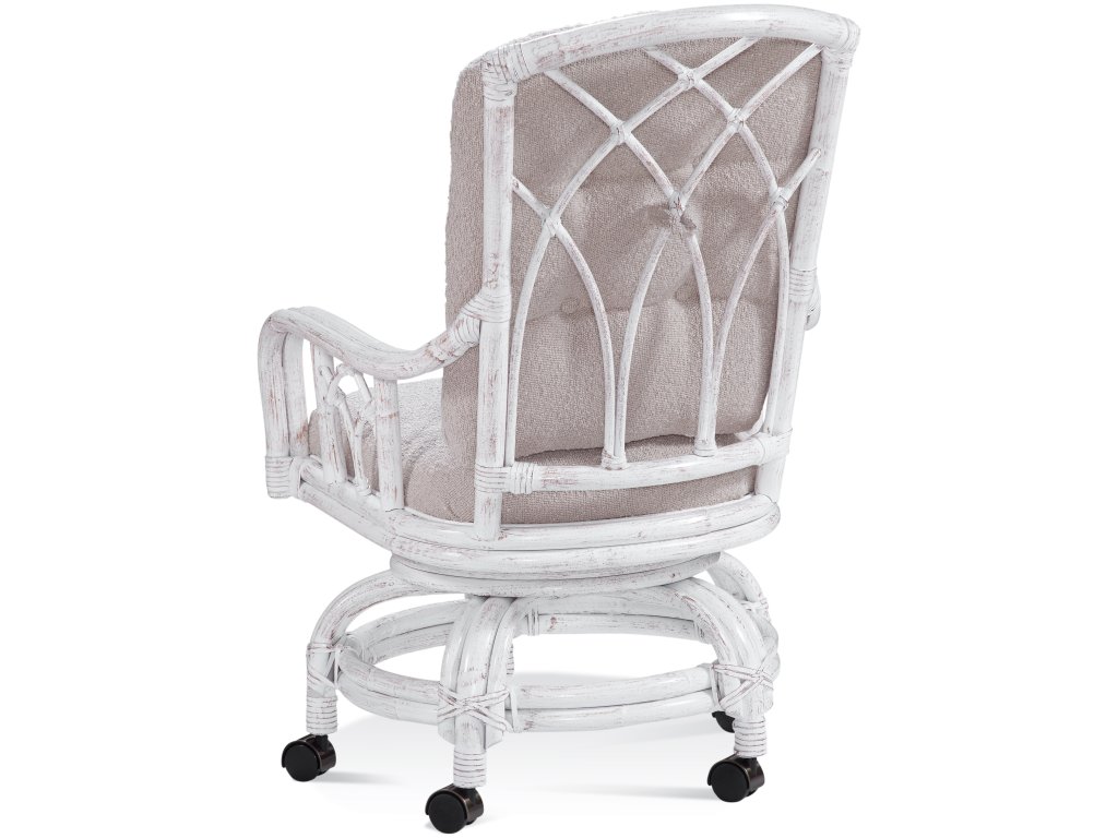 Edgewater Swivel Rocker Game Chair with Casters