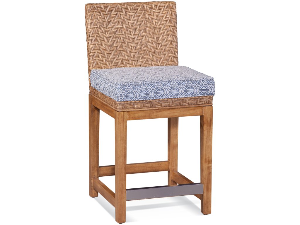 Woven Top Counter Stool