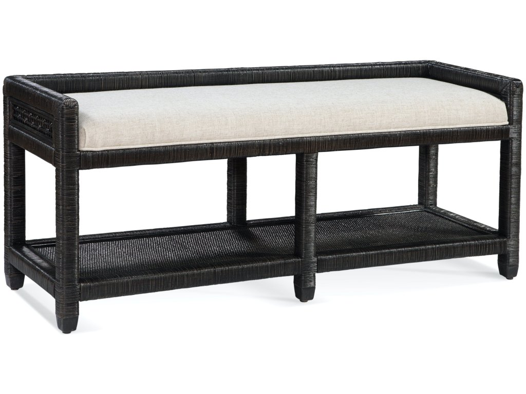 Pine Isle Bench with Rail