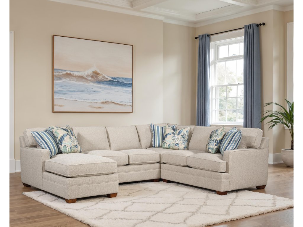 Kensington Three Piece Chaise Sectional