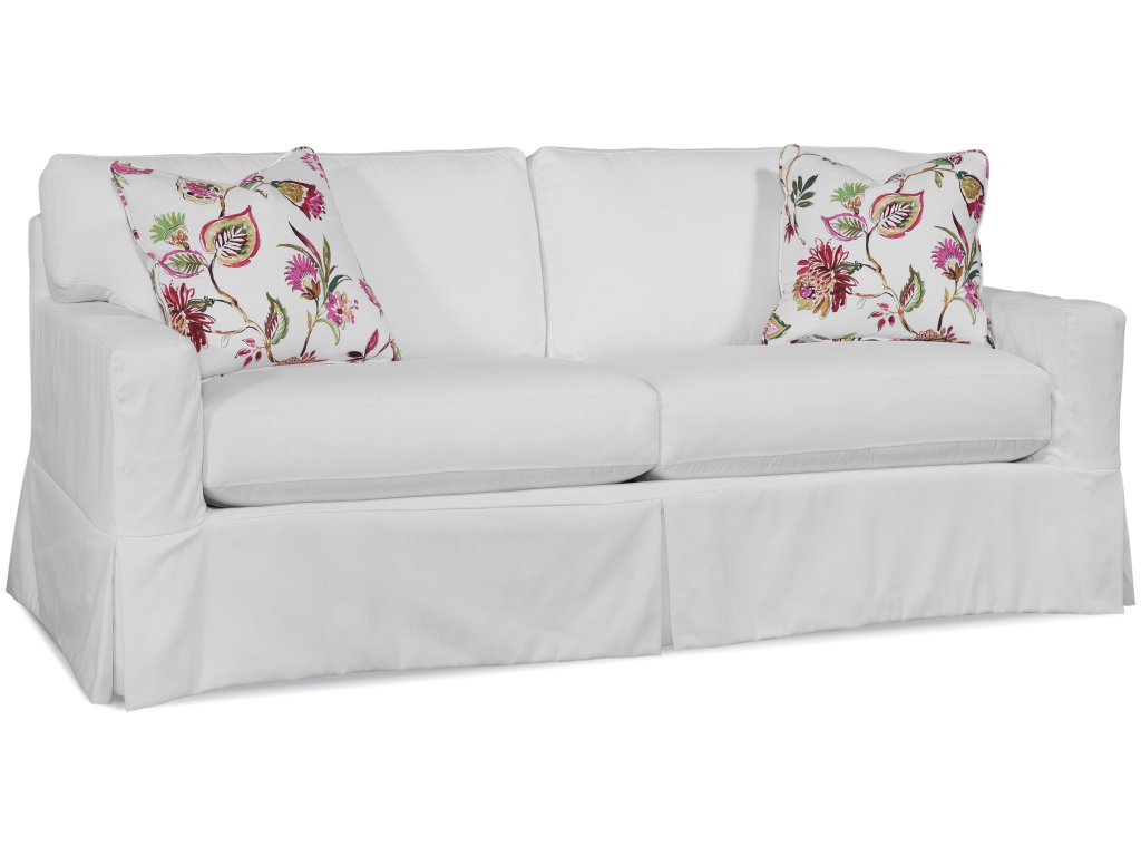 Gramercy Park 81" 2 over 2 Queen Sleeper Sofa with Slipcover