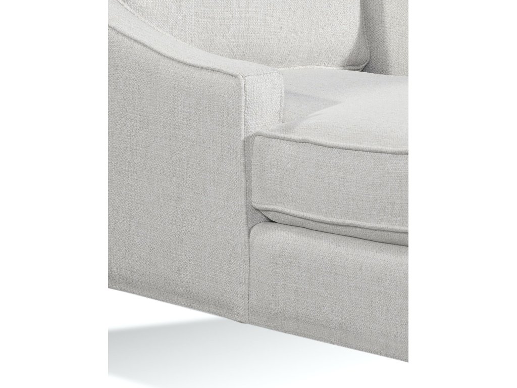 Lenox Chaise Lounge with Metal Legs