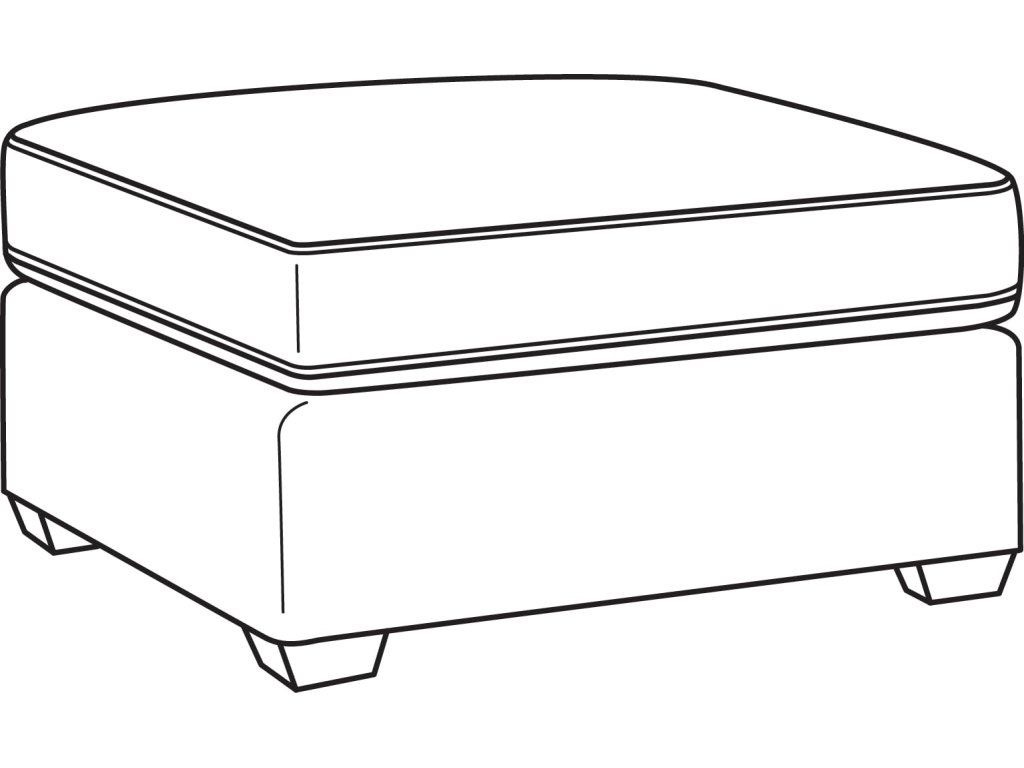 Gramercy Park Large Ottoman