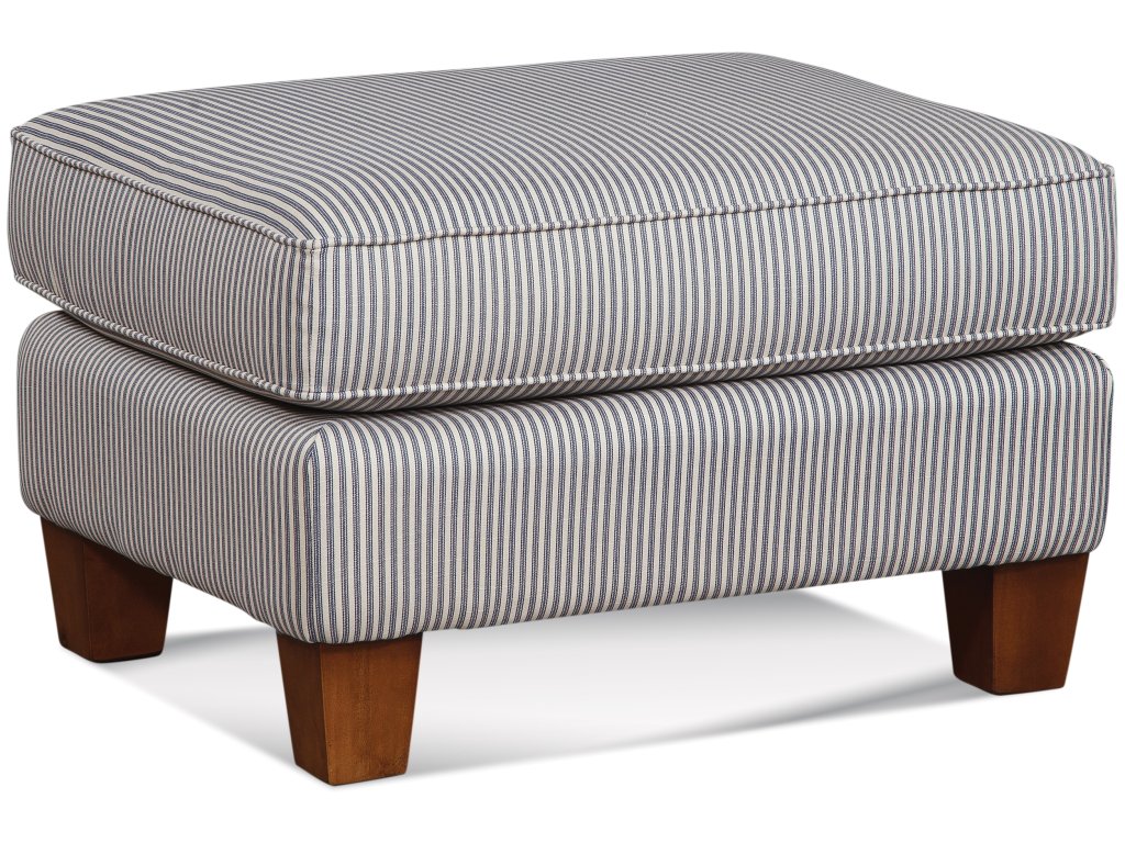 Lowell Ottoman with Tapered Feet