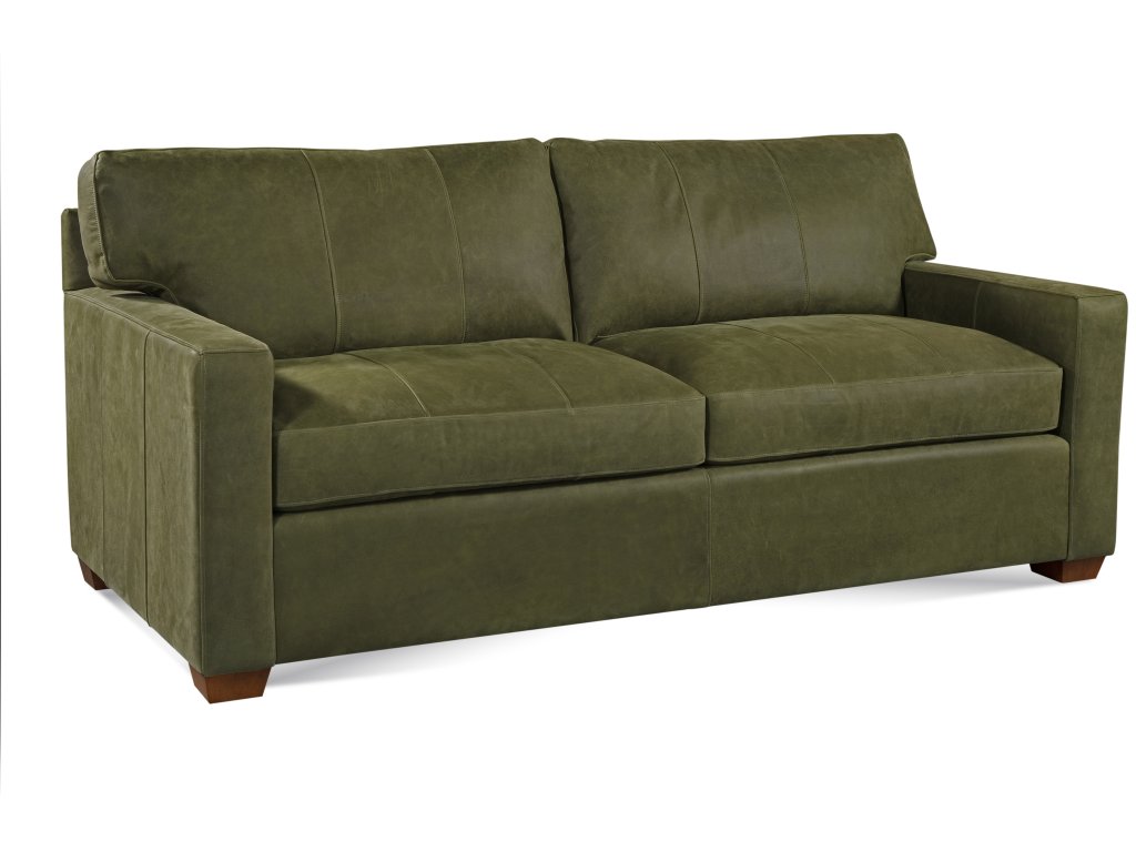 Gramercy Park 2 over 2 Leather Sofa