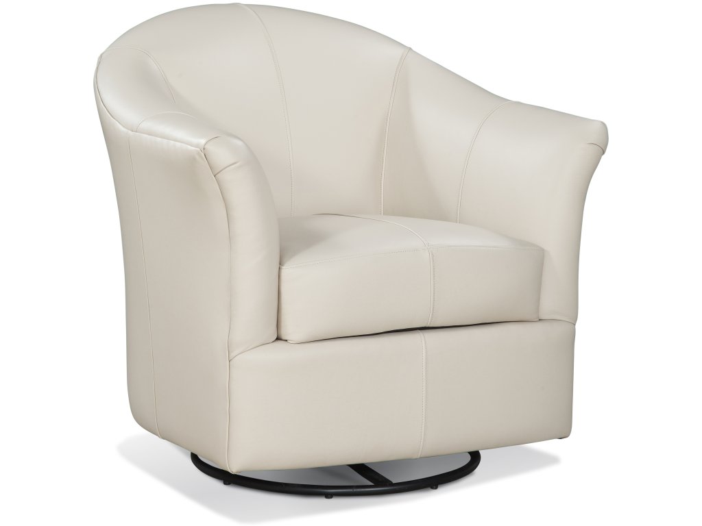 Weston Leather Swivel Glider