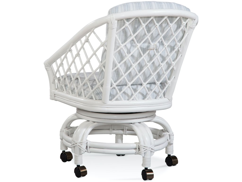 Kent Swivel Rocker Dining/Game Chair with Casters