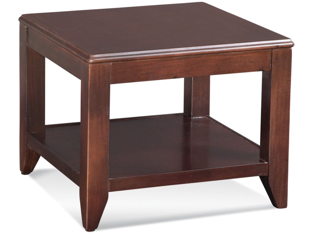 Elements Cube Ottoman with Wood Top