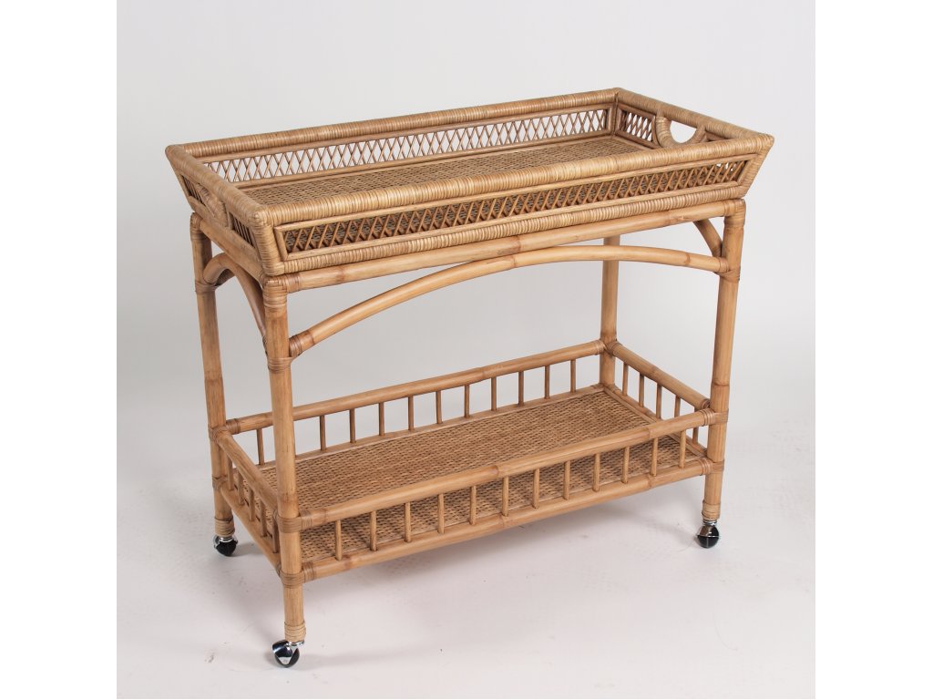 Okracoke Bar Cart on Casters