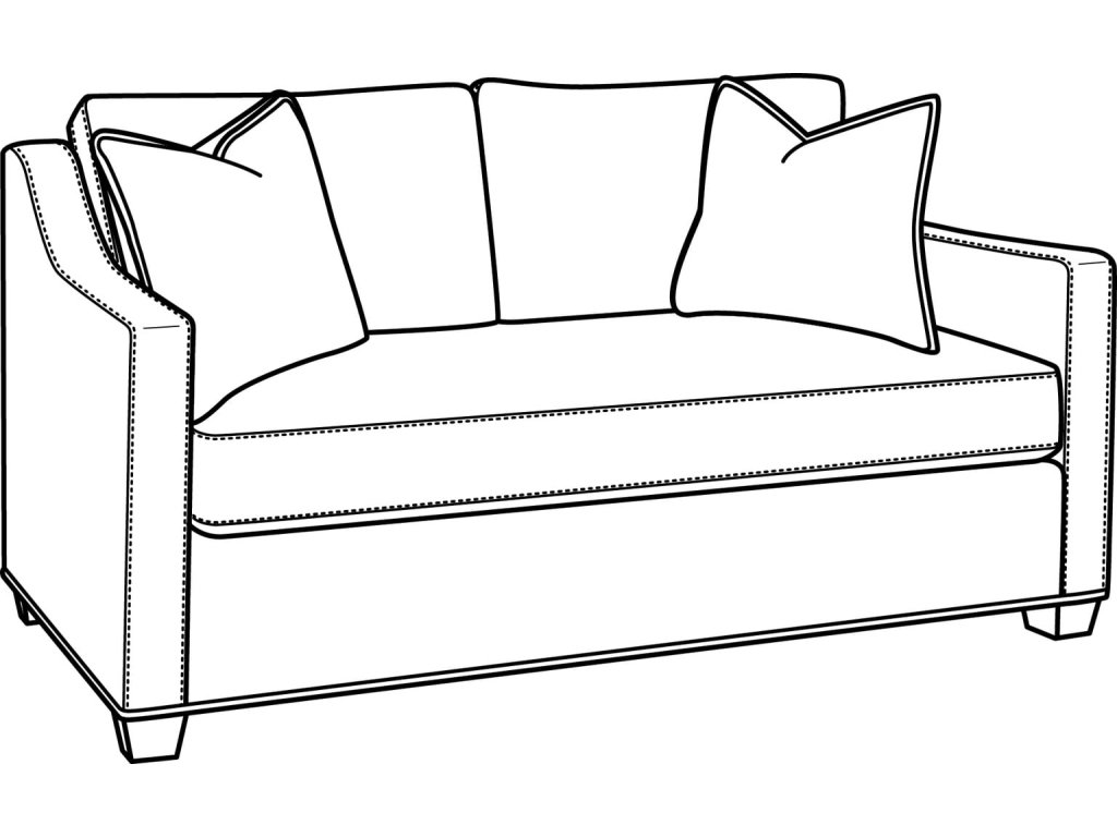 Oliver 2 over 1 Bench Seat Loveseat