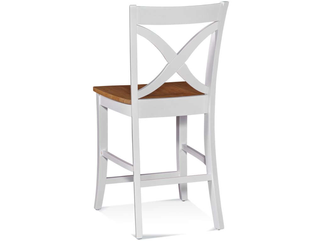 Hues Counter Stool with Wood Seat