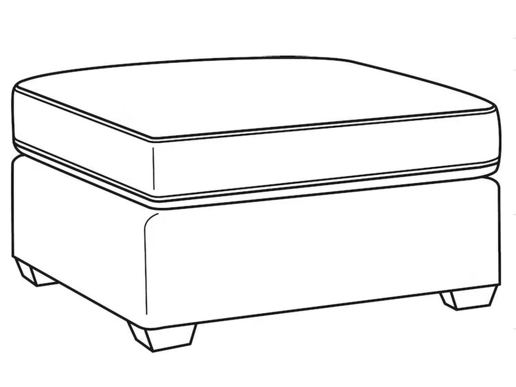 Gramercy Park Small Ottoman