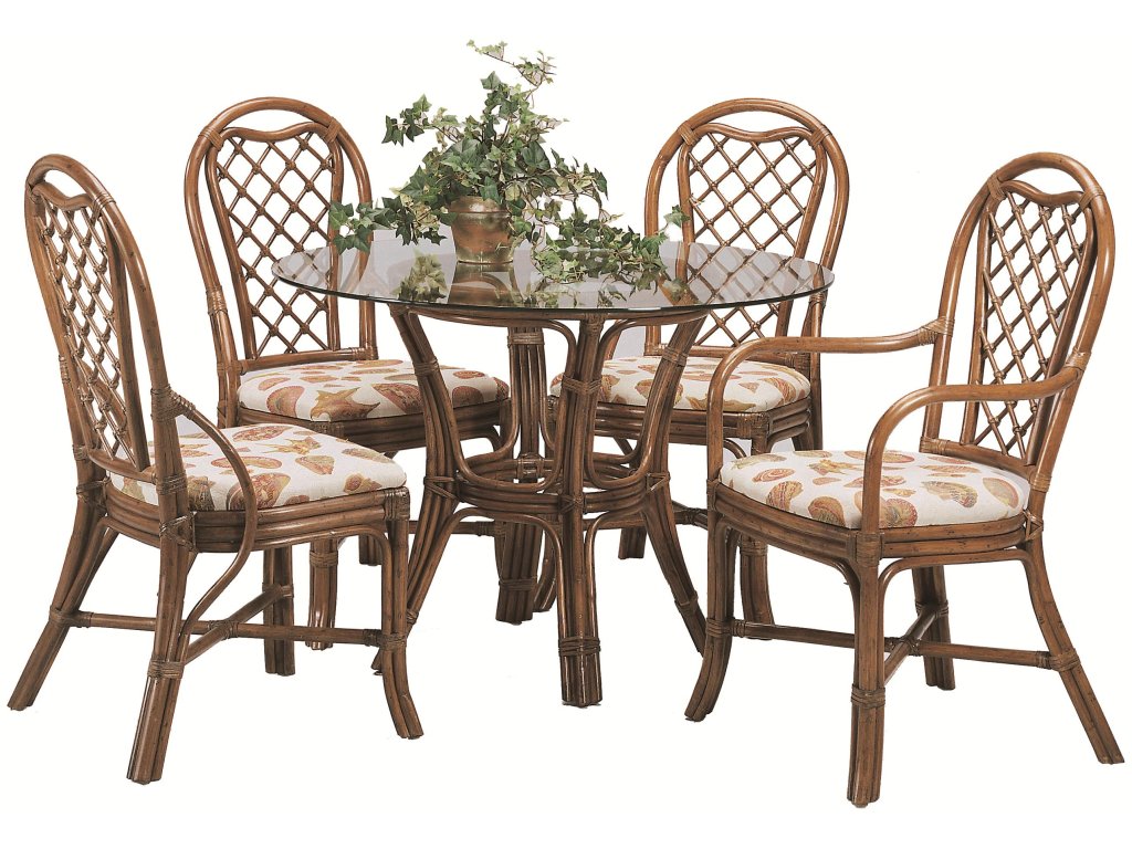 Five Piece Trellis Table and Chair Set
