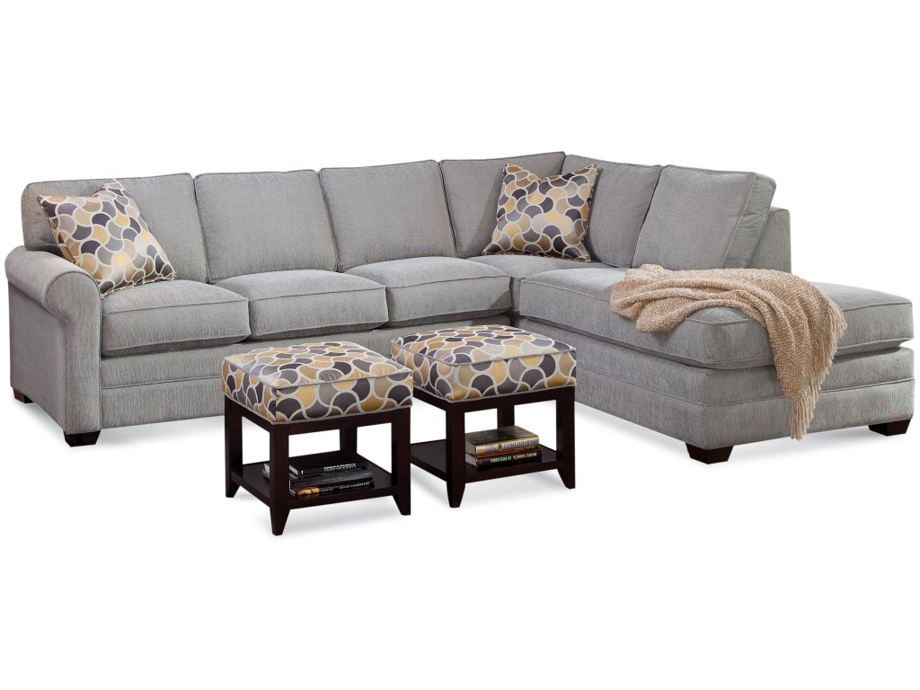 Bedford Two-Piece Bumper Sleeper Sectional - Alternative View