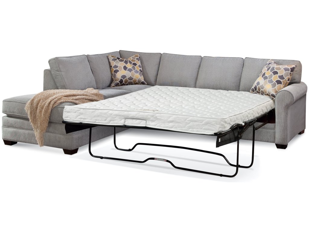 Bedford Two-Piece Bumper Sleeper Sectional