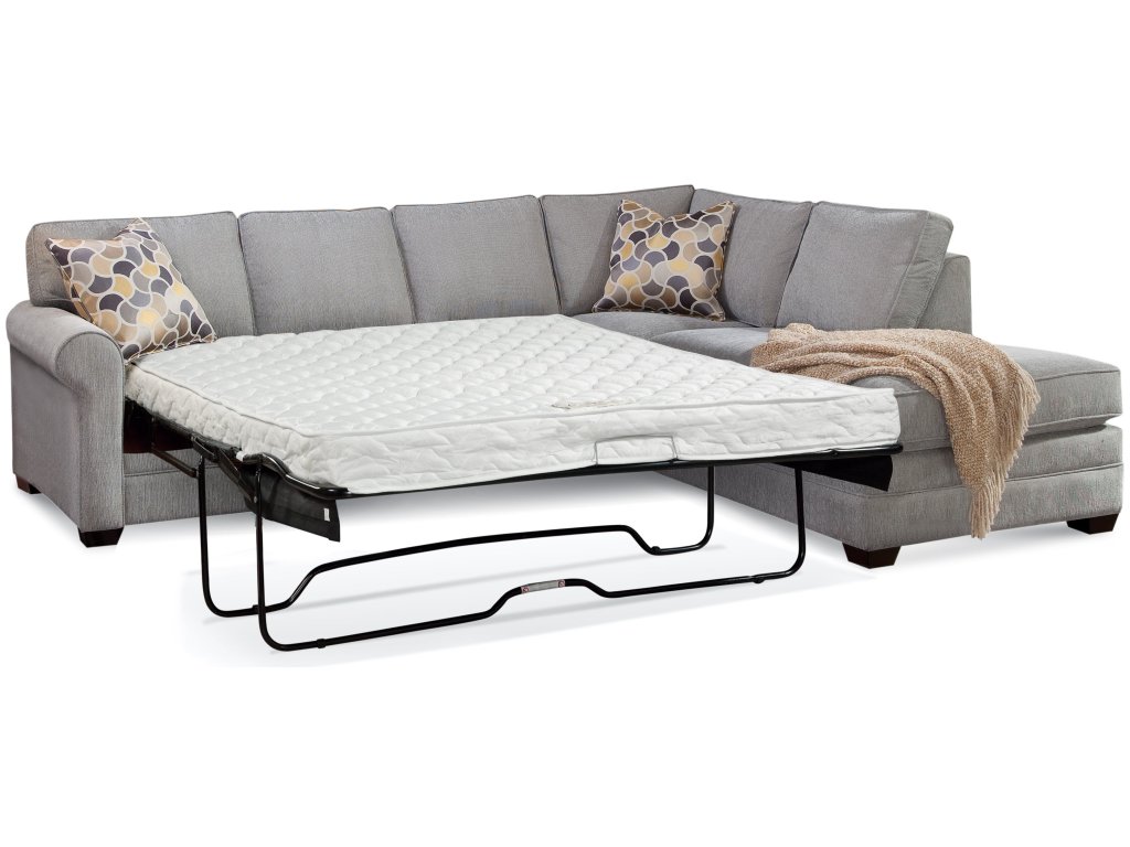 Bedford Two-Piece Bumper Sleeper Sectional