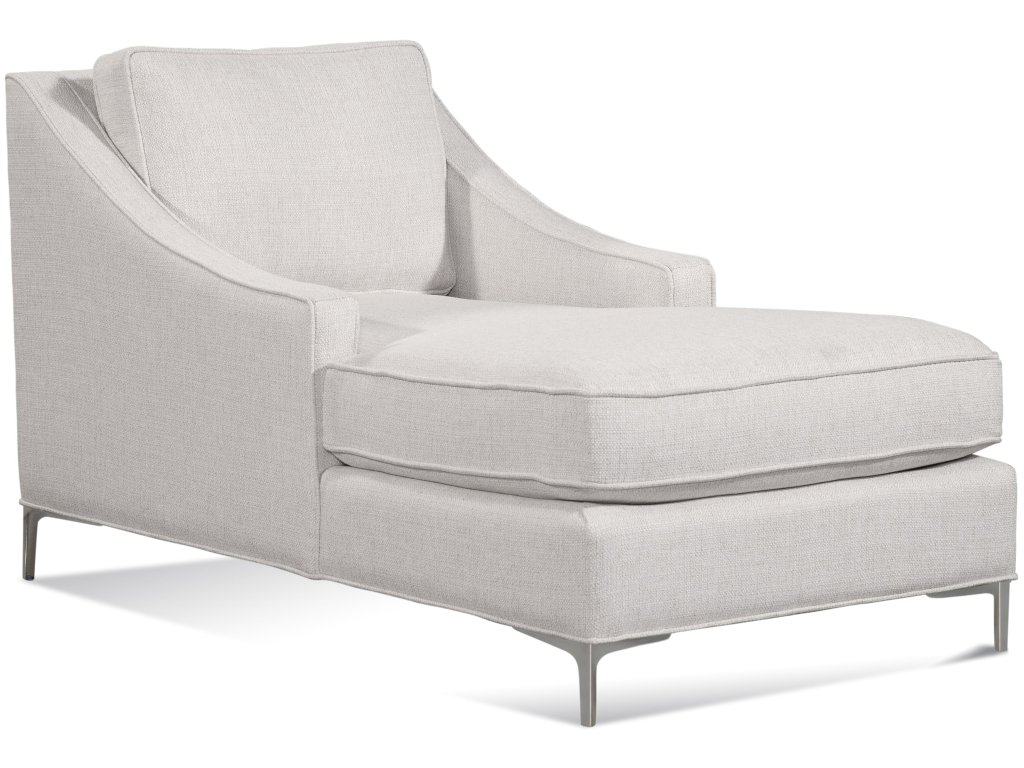 Lenox Chaise Lounge with Metal Legs