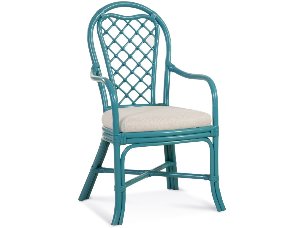 Trellis Rattan Dining Arm Chair - Alternative View